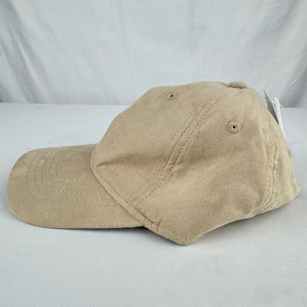 NWT Time and Tru Suede Tan Adjustable Baseball Cap